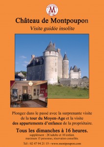 visite guidee insolite du Chateau de Montpoupon
